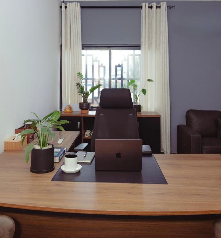 Sadia in the office